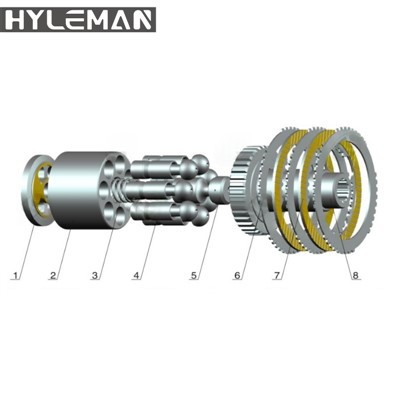 Substitucions Hitachi Pump Hidraulic Pistó HMGC16/32/35 Sèrie